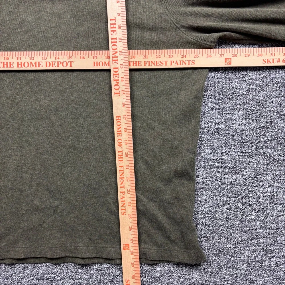 2000s Polo Ralph Lauren Estate Rib Quarter Zip‎ Pullover Olive Green Size 2XL